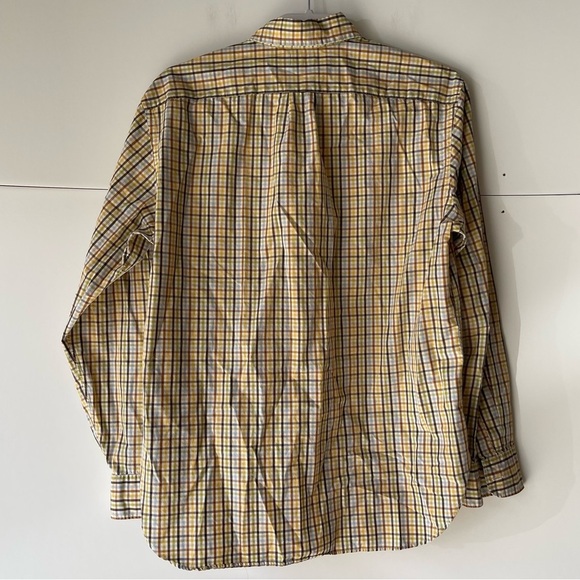 J.Crew Men's Plaid Button Front Down Shirt Blouse Long Sleeves, Sz M - Picture 9 of 9